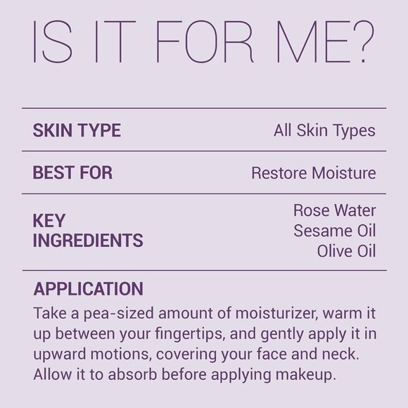 Rose Moisture Cream Daily Care Non-Greasy Helps Soothe and Calm Skin 1.52 OZ - Picture 5 of 8